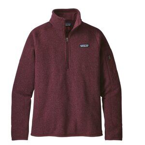 Patagonia DKCU #25617 Better Sweater 1/4 Zip Pullover in Dark Currant